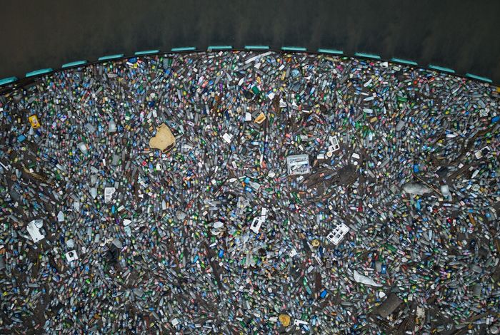 Plastic pollution in Kingston, Jamaica