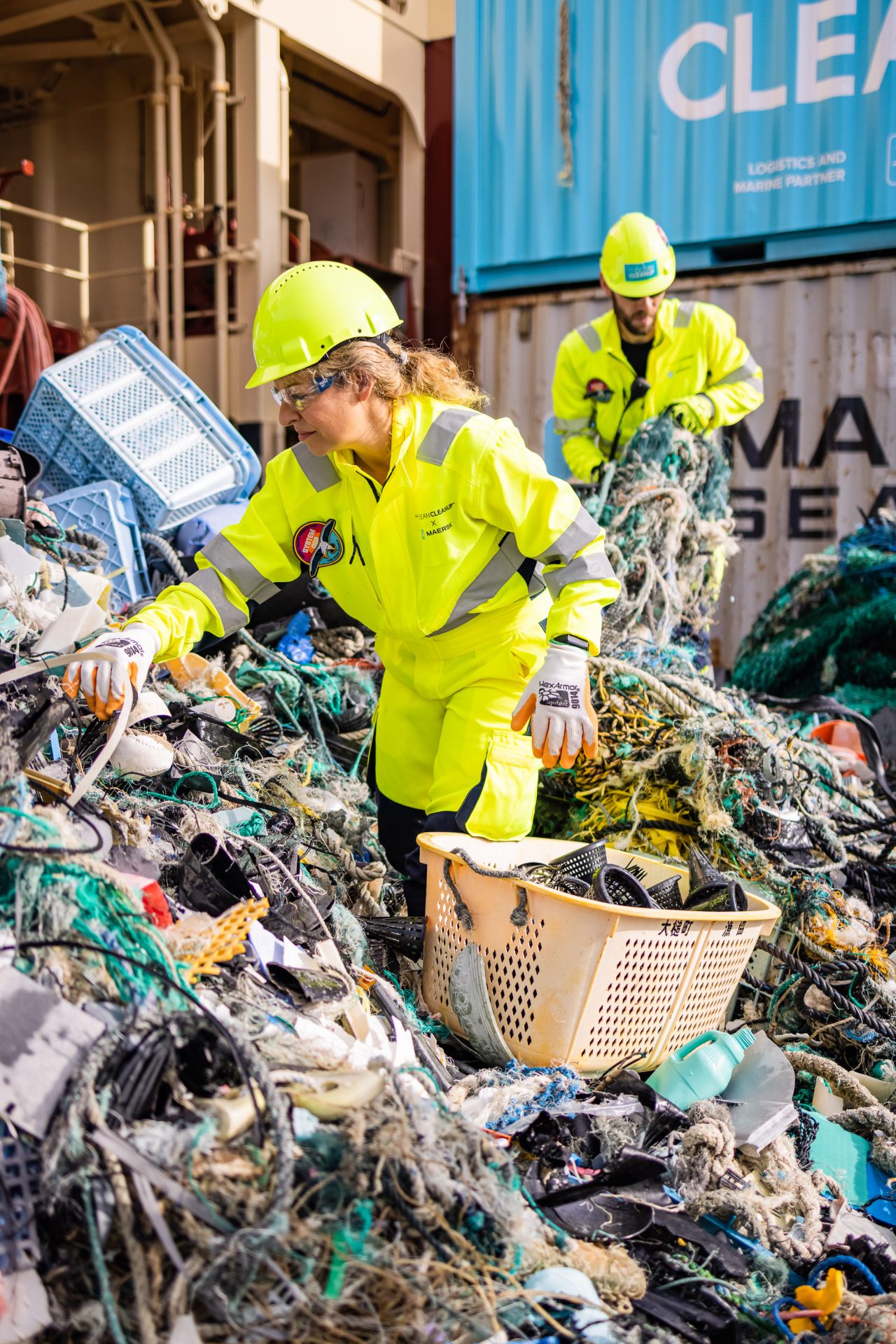 Catch from System 002, The Ocean Cleanup's ocean system