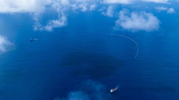 System 03 deployed for the first time into the Great Pacific Garbage Patch (August 2023).