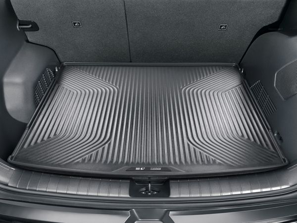 Kia EV3 trunk liner made using ocean plastic extracted from the Great Pacific Garbage Patch by The Ocean Cleanup