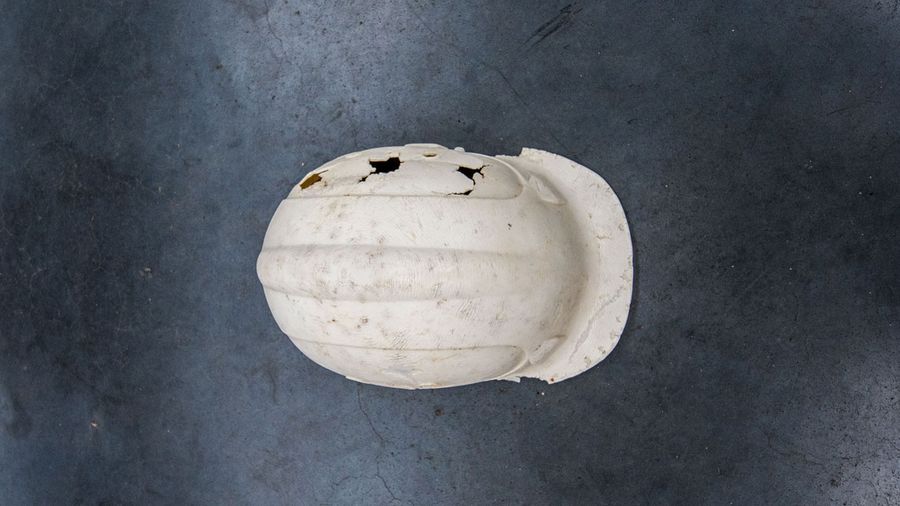 #02 - This hard hat dates back to 1989